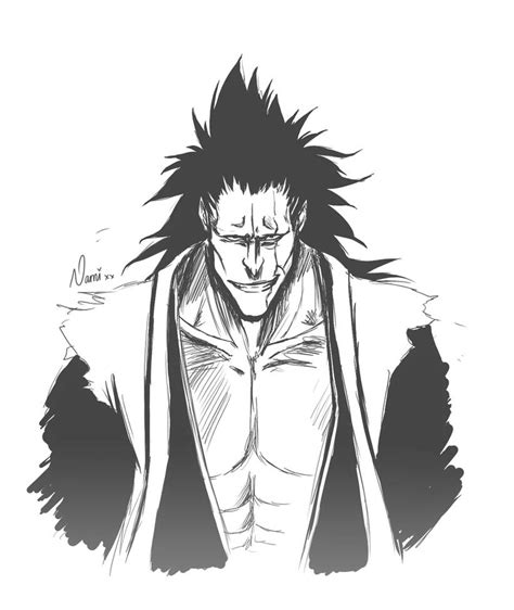 Kenpachi Sketch By Namiiru On Deviantart