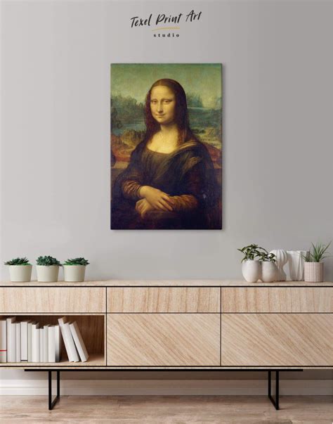 Mona Lisa By Leonardo Da Vinci Canvas Wall Art Print Texelprintart