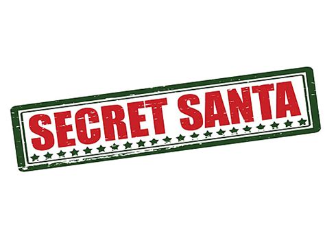 Secret Santa Grunge Secret Rectangular Vector Grunge Secret