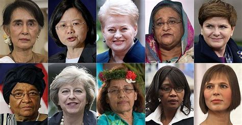 79 Countries That Have Already Had Their First Female Leader Women