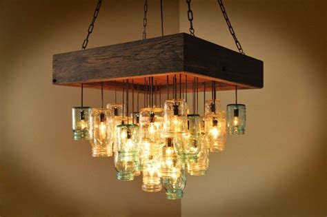 25 Fascinating Mason Jar Chandelier Designs With A Vintage Flair