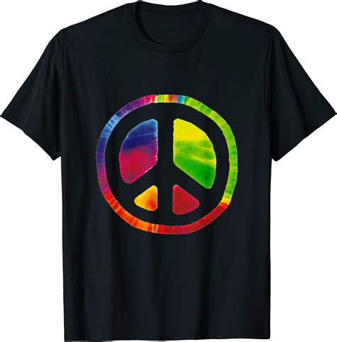 Peace Sign Tye Dye Hippie T Shirt Clothing