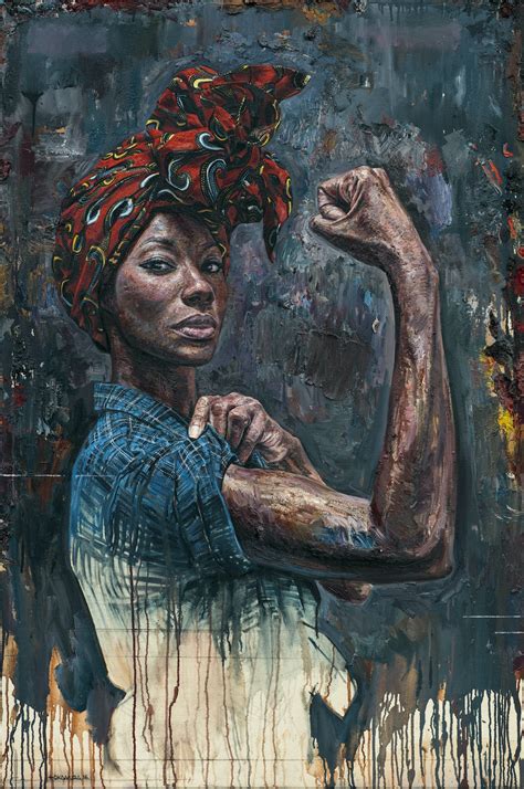 Oil Portrait Painting Imagines Women Of Color As Powerful