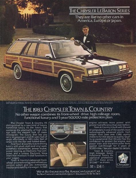 Chrysler Magazine Ads From 1980s