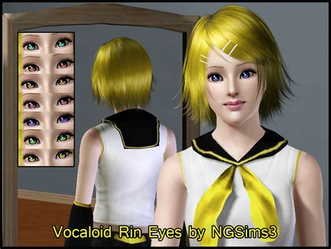 Ng Sims 3 Vocaloid Rins Eyes Makeup