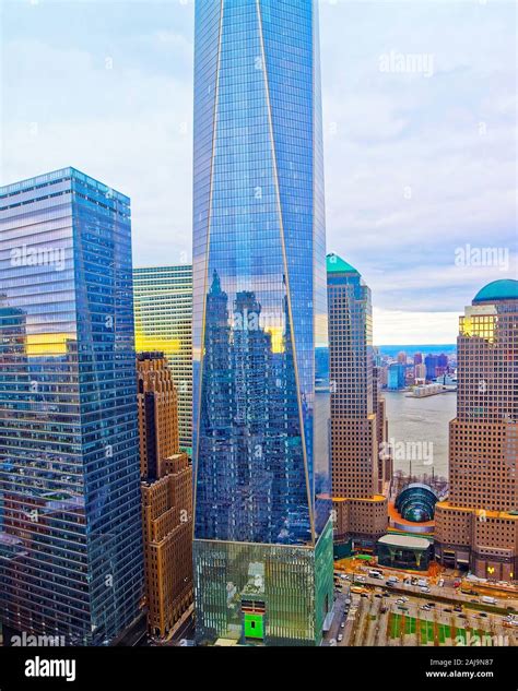 World Trade Center Memorial Aerial High Resolution Stock Photography