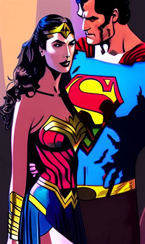 Hell Yeah Superman N Wonder Woman • Superman X Wonder Woman By Dream Ai