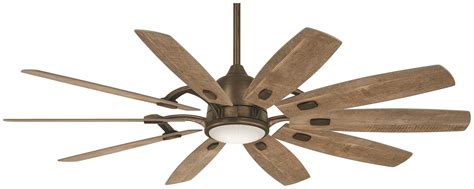 The artistic designs of these fans blend well with your entire home's decor. Minka-Aire Barn 65" LED Smart Ceiling Fan in Heirloom ...