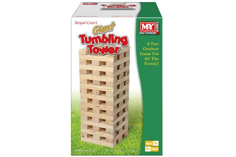 Giant Wooden Tumbling Tower Buy Outdoor Toys Online At Iharttoys