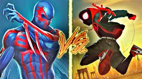 Miles Morales Vs Spider Man 2099 Versus Battle Who Will Win In