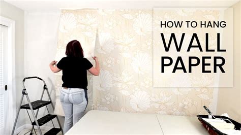 How To Hang Wallpaper With Paste Youtube