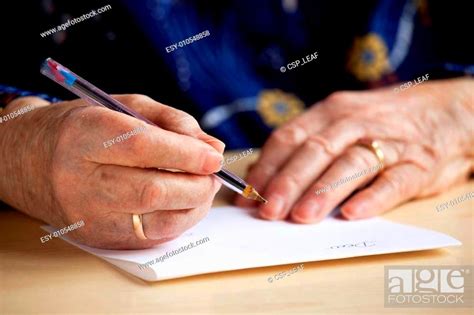 Writing A Letter Stock Photo Picture And Low Budget Royalty Free