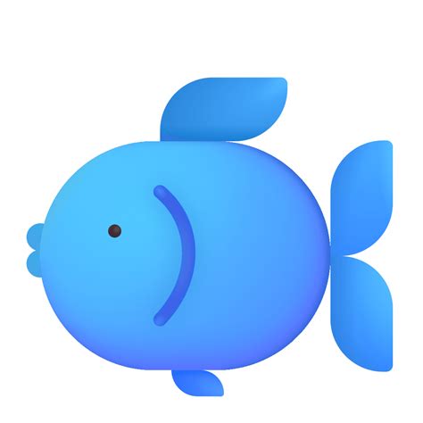 Fish 3d Icon Fluentui Emoji 3d Iconpack Microsoft