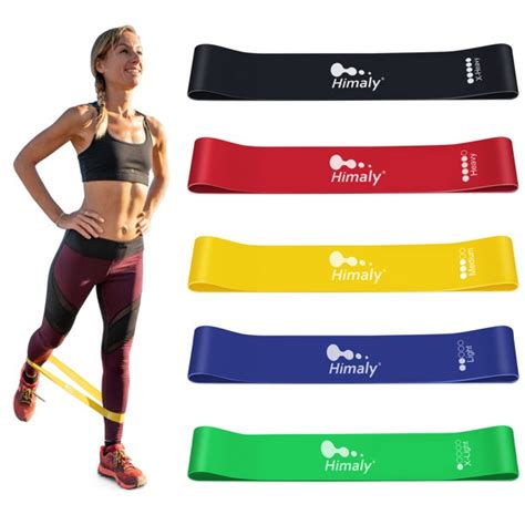 Himaly Fit Simplify Resistance Loop Exercise Bands With Instruction