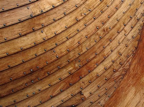 Viking Ship Antiquity Wooden Boat Hull Planking Viking Ship Wood
