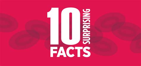 Ten Surprising Facts About Blood Shine365 From Marshfield Clinic