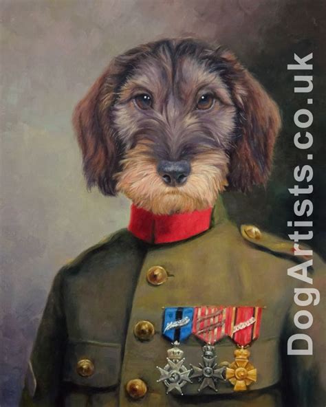 Nelsons Dog In Uniform Painting Dog Artists In 2023 Animal