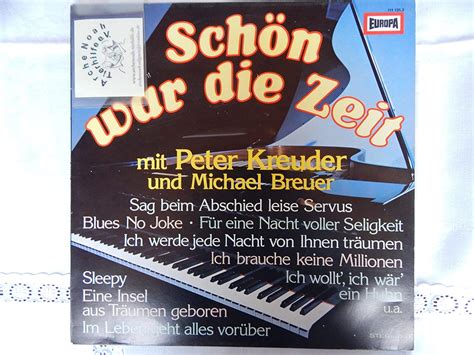 Schön War Die Zeit Vinyl Lp Vinyl Lp Peter Kreuder Und Michael