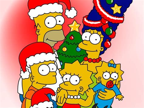 Simpsons Christmas Christmas Wallpaper 437307 Fanpop