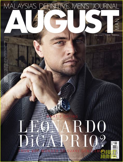Leonardo Dicaprio Covers August Man February 2013 Exclusive Photo 2798222 Exclusive