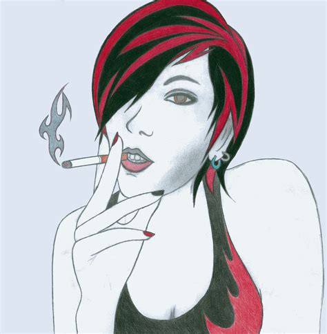 Cigarette Girl 10 By Crystalspike On Newgrounds