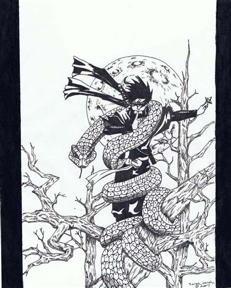Sasuke With Snake By Rokhead423 On Deviantart