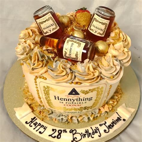 Hennything Is Possible Hennessy Cake 21st Birthday Cakes Birthday