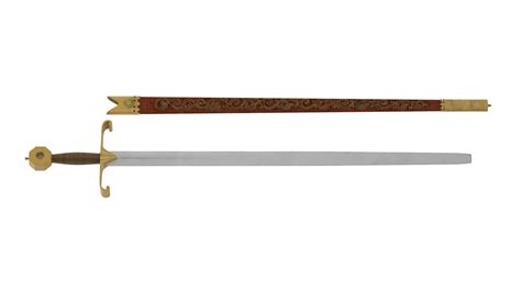 Curtana Sword 3d Model Turbosquid 1810590