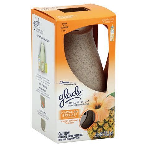Using glade automatic air freshener is easy and quick. Glade Sense & Spray Automatic Freshener, Hawaiian Breeze 0 ...