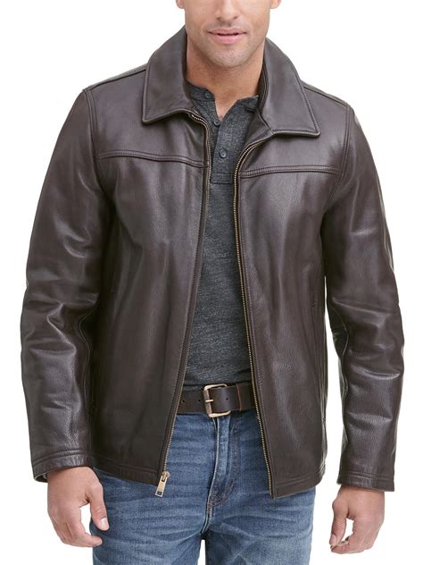 Wilsons Leather George Leather Jacket With Thinsulatetm Lining In Brown