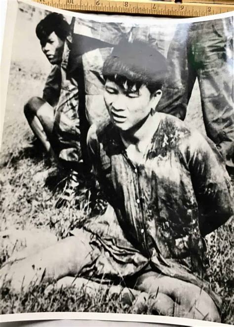 X Photograph Of Viet Cong Pow Enemy Militaria