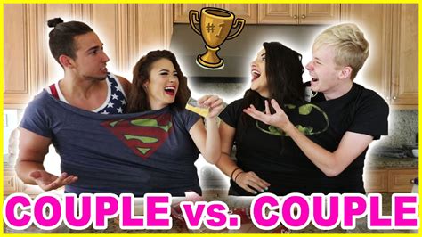 conjoined twin challenge couple vs couple youtube