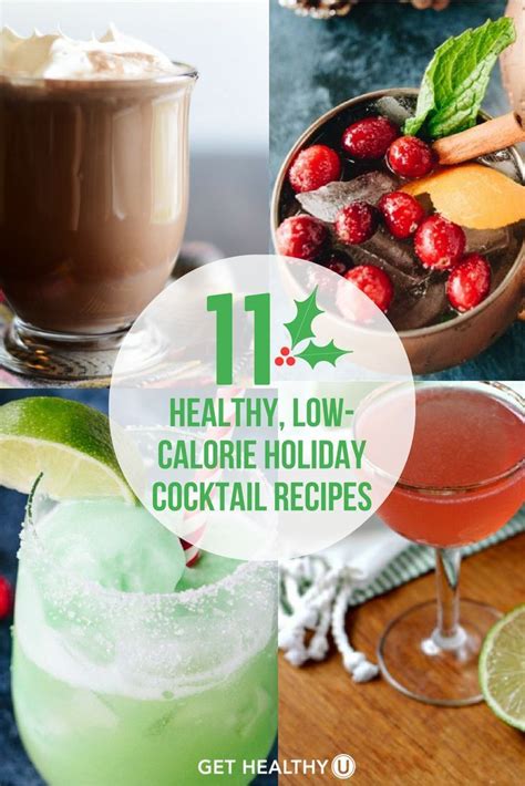11 Gesunde Kalorienarme Feiertagscocktailrezepte