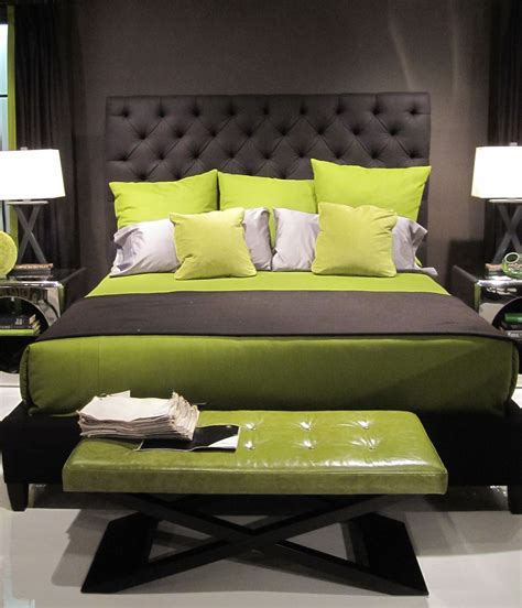 Gray And Green Colors We Love Lime Green Bedrooms Bedroom Green