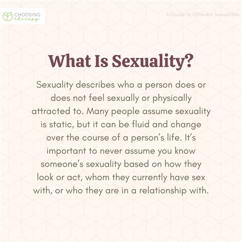 A Guide To 25 Different Sexualities And What They Mean
