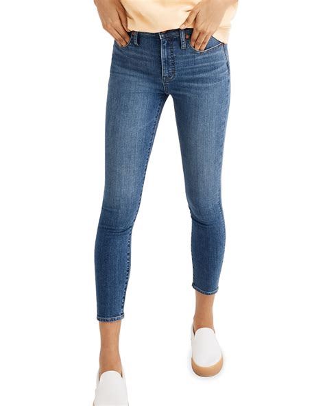 Madewell Curvy High Rise Skinny Crop Jeans Neiman Marcus