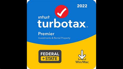 New Amazon Turbotax Premier Tax Software Federal And State
