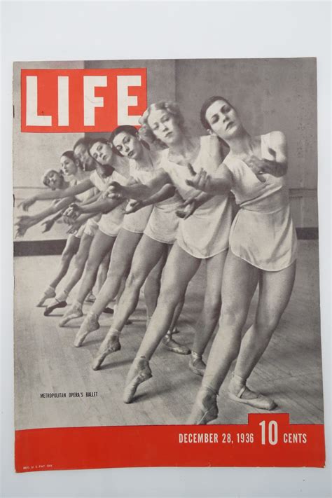 Life Magazine December 28 1936 Metropolitan Operas Ballet