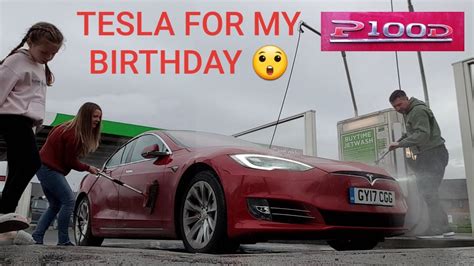 Tesla For My Birthday 😲 Youtube