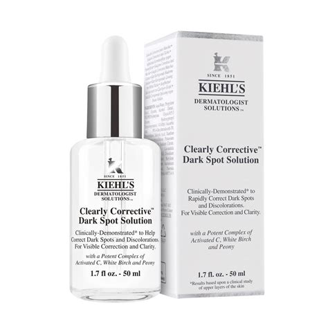 It can be used as a spot treatment or as a thin. KIEHL'S CLEARLY CORRECTIVE DARK SPOT SOLUTION 50ML ...