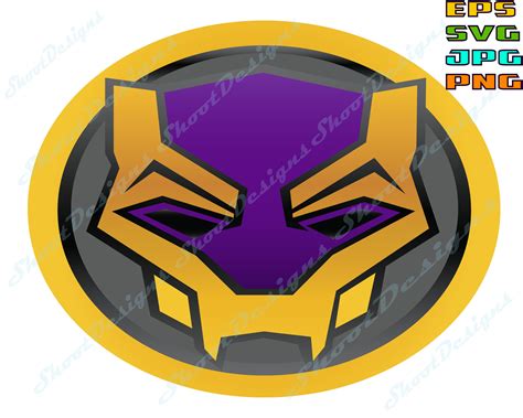Black Panther Art Panther Logo Superhero Clipart Superhero Logos