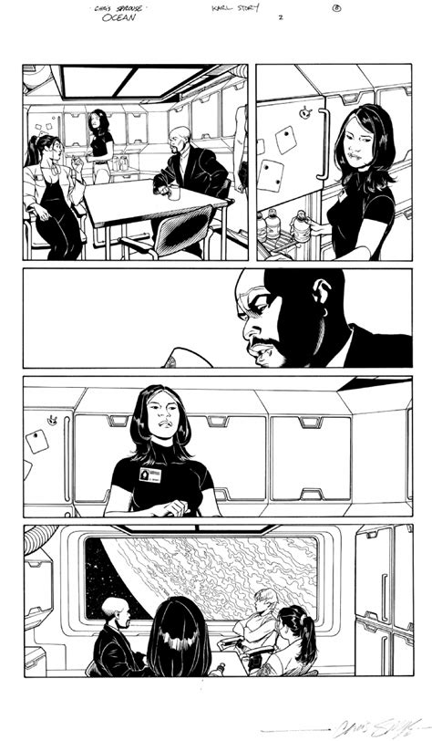 Chris Sprouse Ocean 2 Page 8 In C S Warren Ellis And Chris