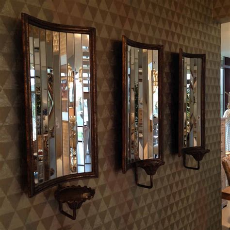 Vintage Style Mirrored Large Wall Sconce By Cowshed Interiors