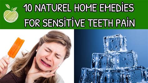 10 Natural Home Remedies For Sensitive Teeth Pain Youtube