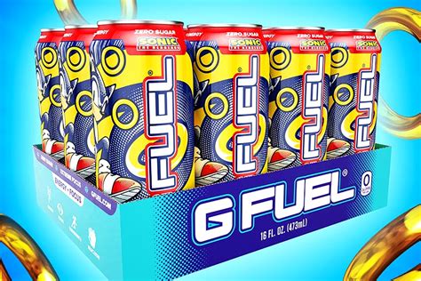 G Fuel Energy Drink Gets Its Sonic The Hedgehog Peach Rings Flavor