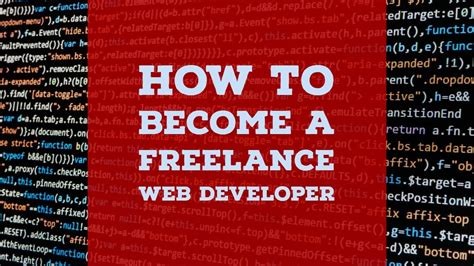 How To Become A Freelance Web Developer Freelance Ftw Youtube