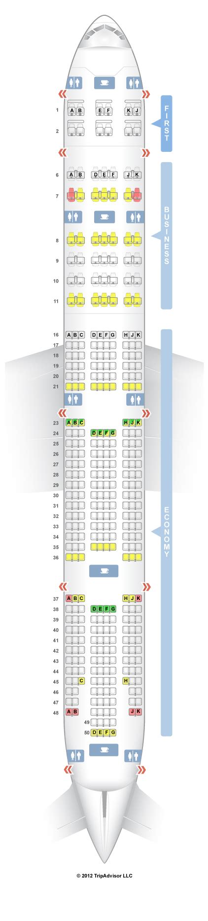 Layout Emirates Boeing 777 300er Seat Map Images And Photos Finder