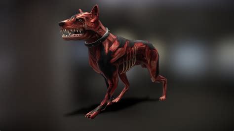 3drt Zombie Dog Buy Royalty Free 3d Model By 7c34d56
