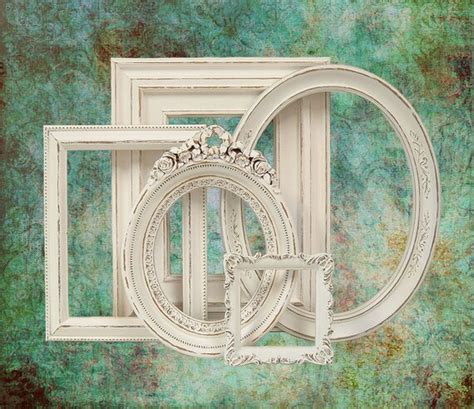 Shabby Chic Frames Off White Picture Frame Set Ornate French