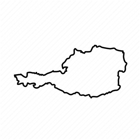 Printable Blank Austria Map With Outline Transparent Map Images And